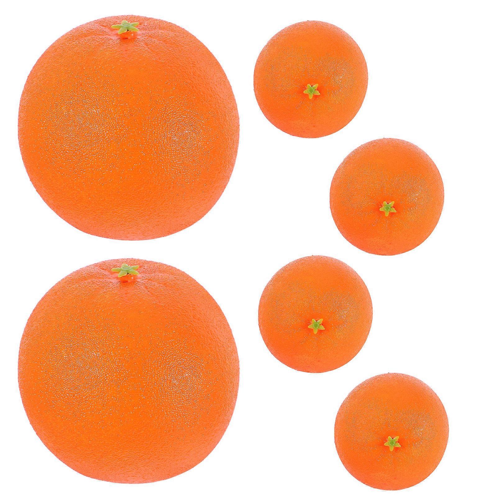 Artificial Oranges Foam Oranges for Decoration 24Pcs Table Centerpiece Decor
