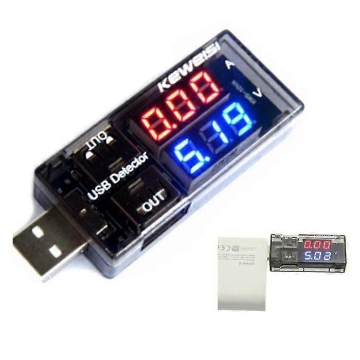 Voltage Meter - KEWEISI USB Charger Voltage Current Electric Meter Mobile Detector Battery Tester