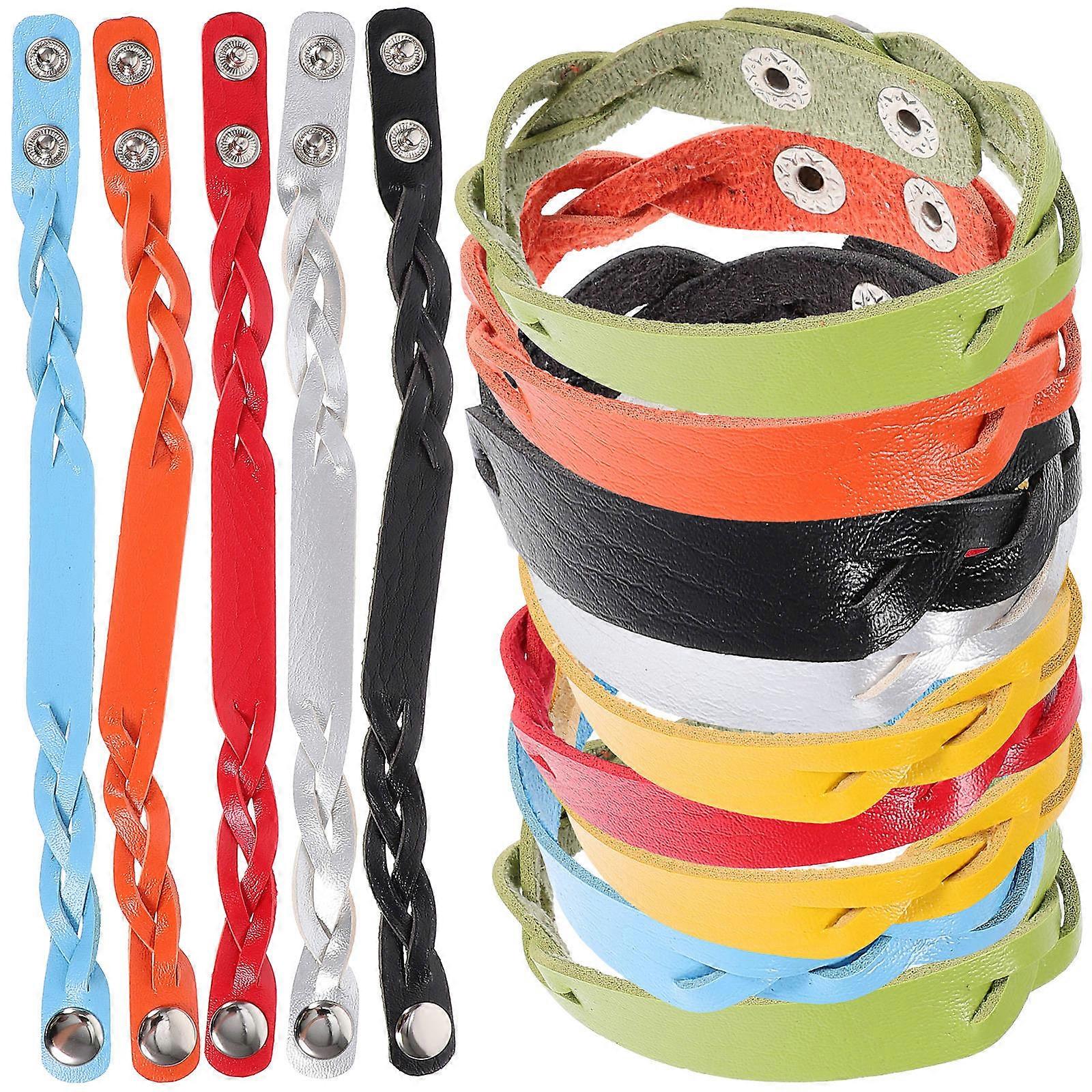 Bracelet Blank Engraving Bracelet for Crafting with 28Pcs Adjustable Colors