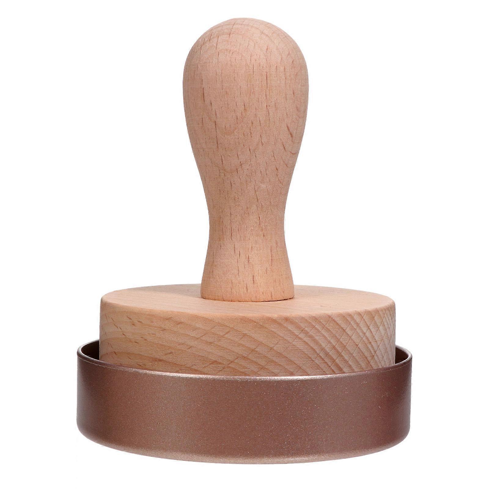 Aluminum Alloy Egg Tart Mold Set for Baking with Wooden Stick 1Set