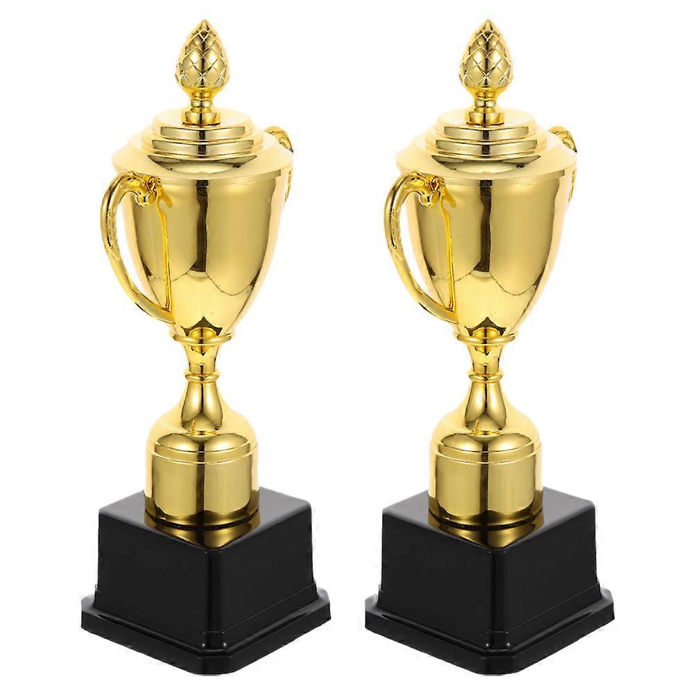 Competition Trophy Plastic Decor for Ceremony Award 4Pcs Set