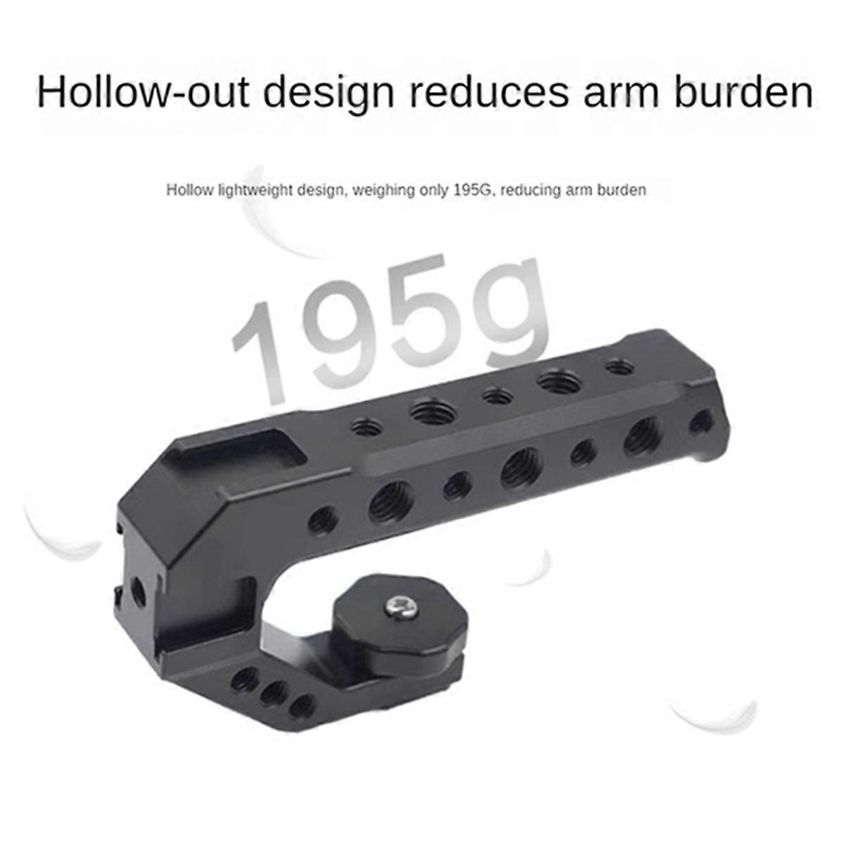 Universal DSLR Camera Rig Top Handle for LED Light Mic Handle Grip