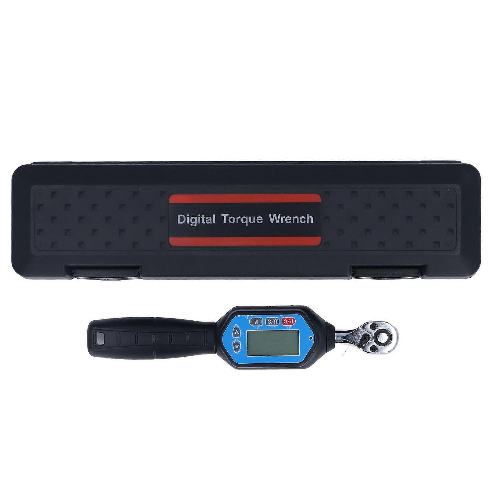 Mini Digital Display Torsion Wrench 3 Measurement Modes 1/4in Torsion Wrench 30Nm 72 Teeth
