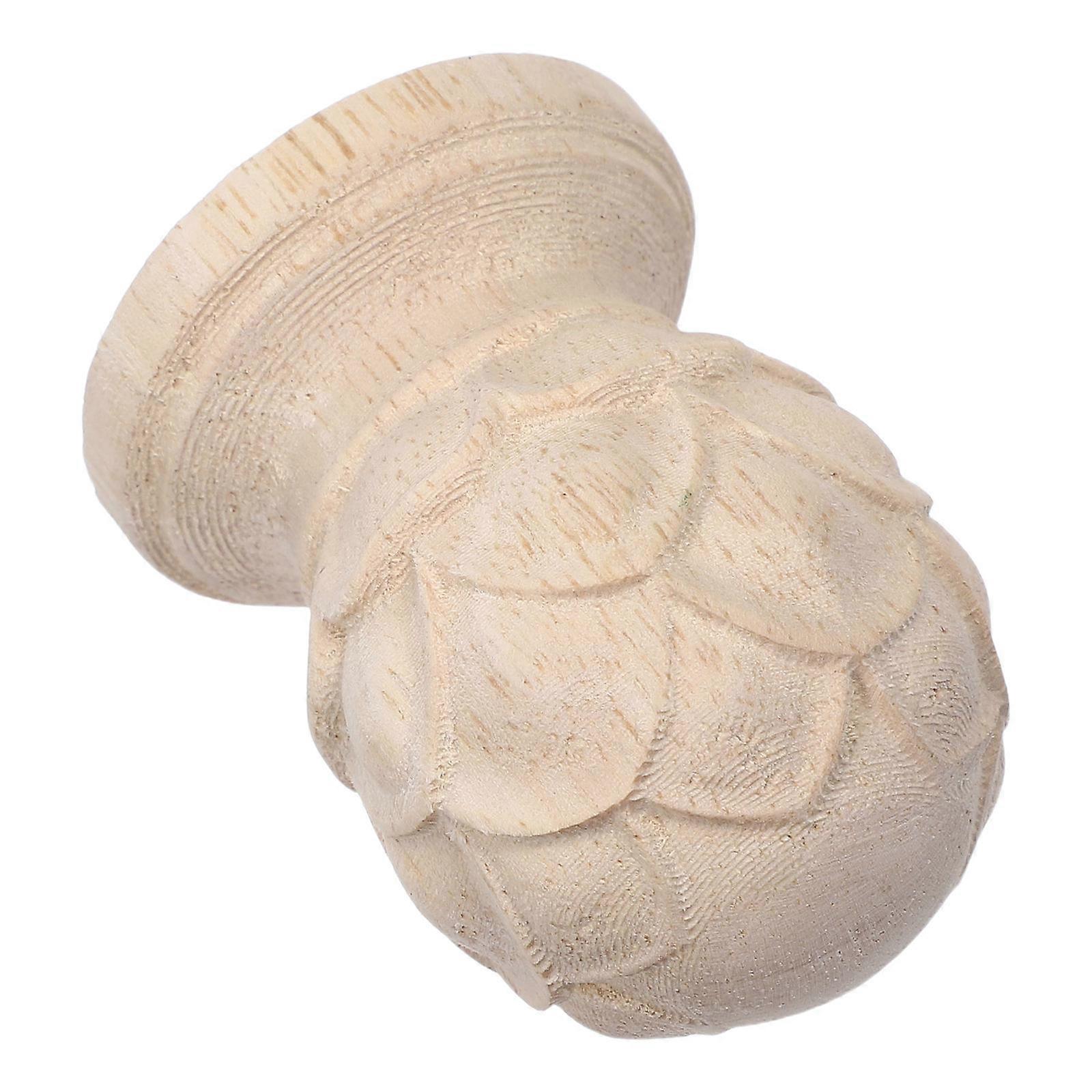 Wooden Finials for Bed Posts with Pineapple Design for Home Decor 5Pcs