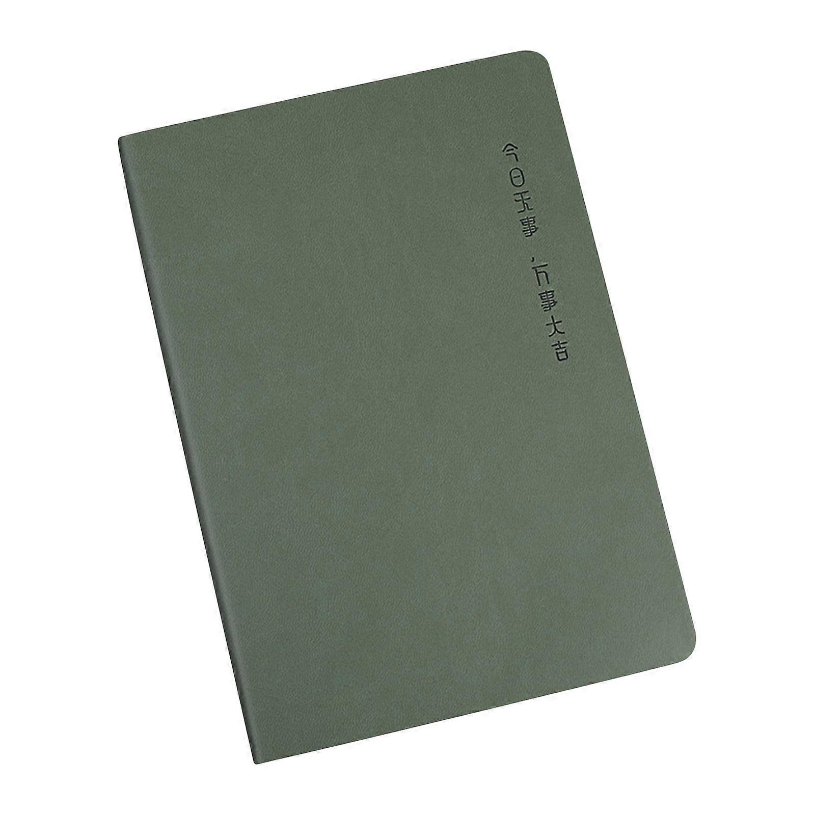 WRKEKC Notebook New Soft Face Notebook Office Supplies Student Homebook Gifts Army Green