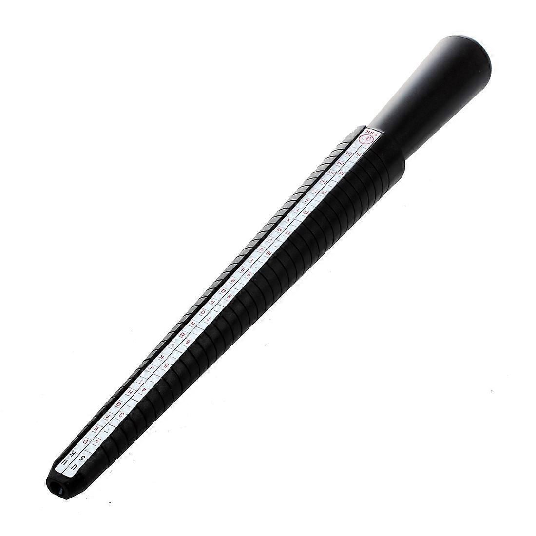 Plastic Ring Gauge Mandrel Sizer Stick Tool US/UK Size---Black