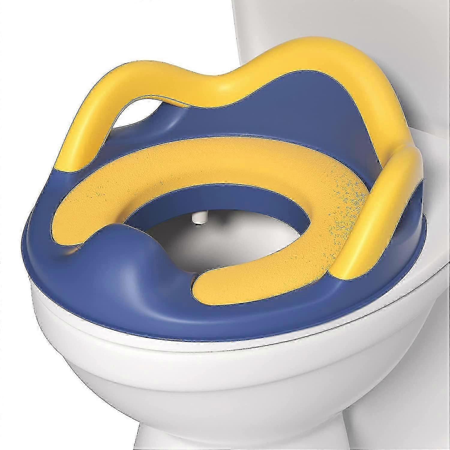 Totyogó WC-képzés WC ülőke, fiúk és lányok WC-edző, gyermek csúszásmentes fogantyú