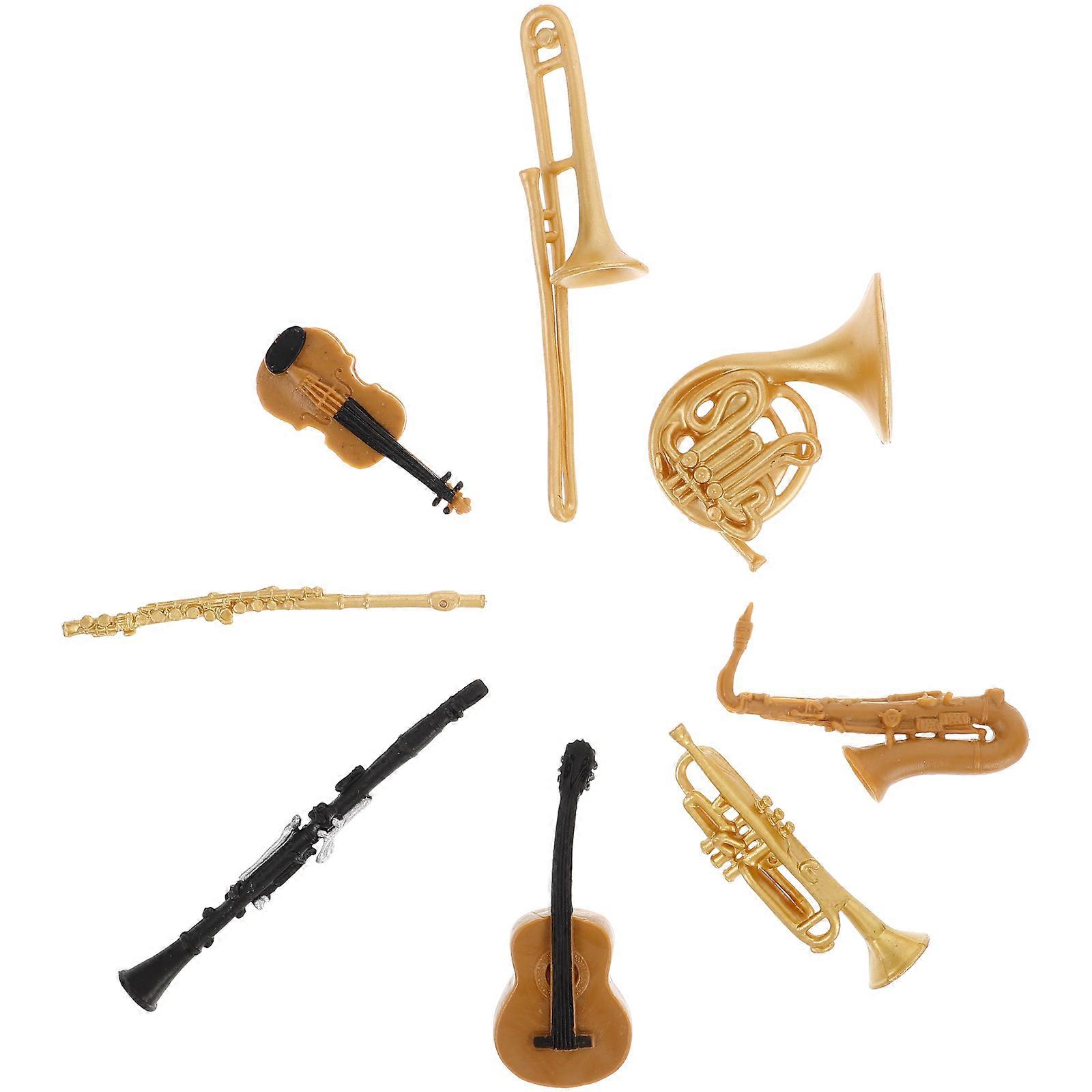 Mini Instrument Model Collection Designed For Professional Musicians Available In Vibrant Colors For Collectible Purposes 1 Set