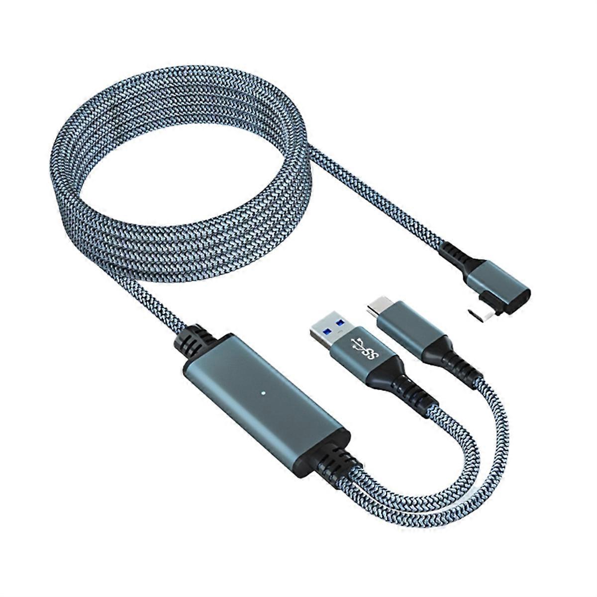 For Meta / Oculus Quest 3 Link Cable 5M VR Data Cable 2A Fast Charging 5Gbps High Speed Data Transfe