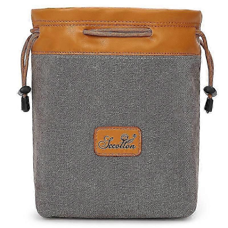 SCCOTTONライナーバッグ防水デジタル保護ポータブル一眼レフレンズバッグマイクロシングルカメラバッグ写真バッグ、色:グレーL