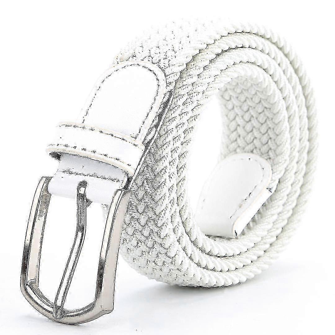 Erkekler Bayanlar Dokuma Örgülü Düzenli Streç Rahat Kemerler Cy)