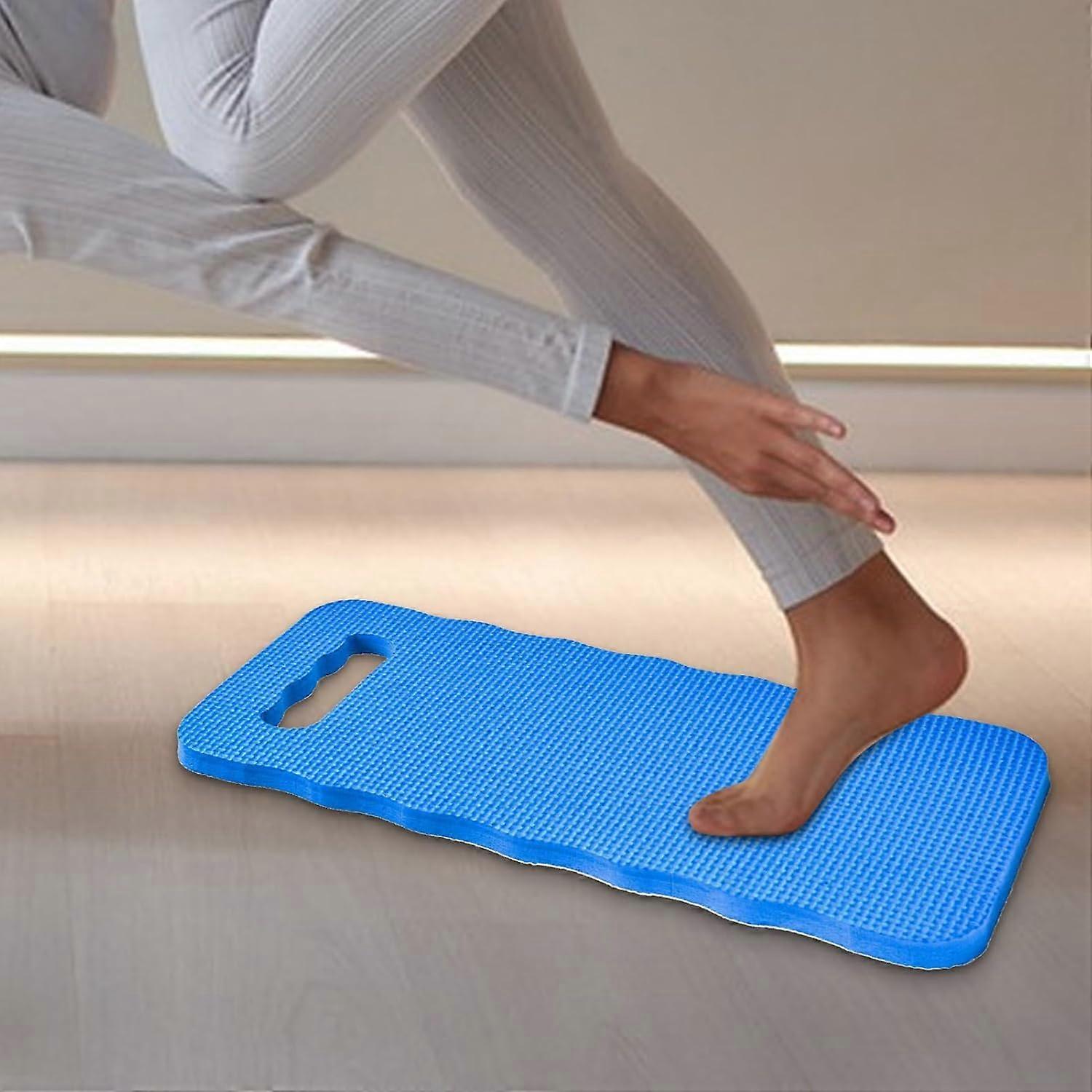 Kneeling Pad NonSlip Knee Cushion With Handle For Construction Gardening Exercise Thick Foam Blue