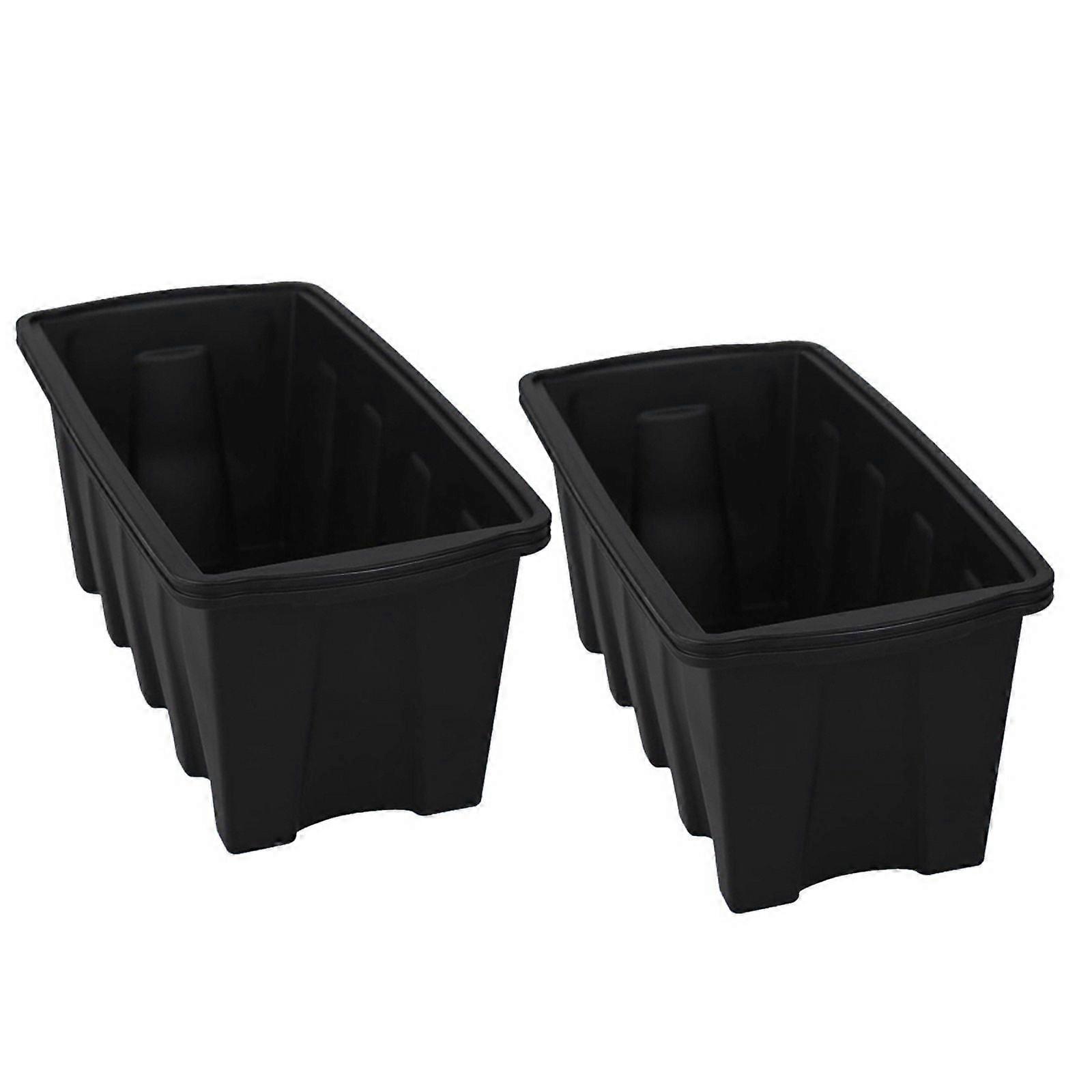 2Pcs Large Ice Molds for Ice Bath,Reusable Ice Block Molds for Cold Plunge Tub,Silicone Molds with Double Thickened Edge