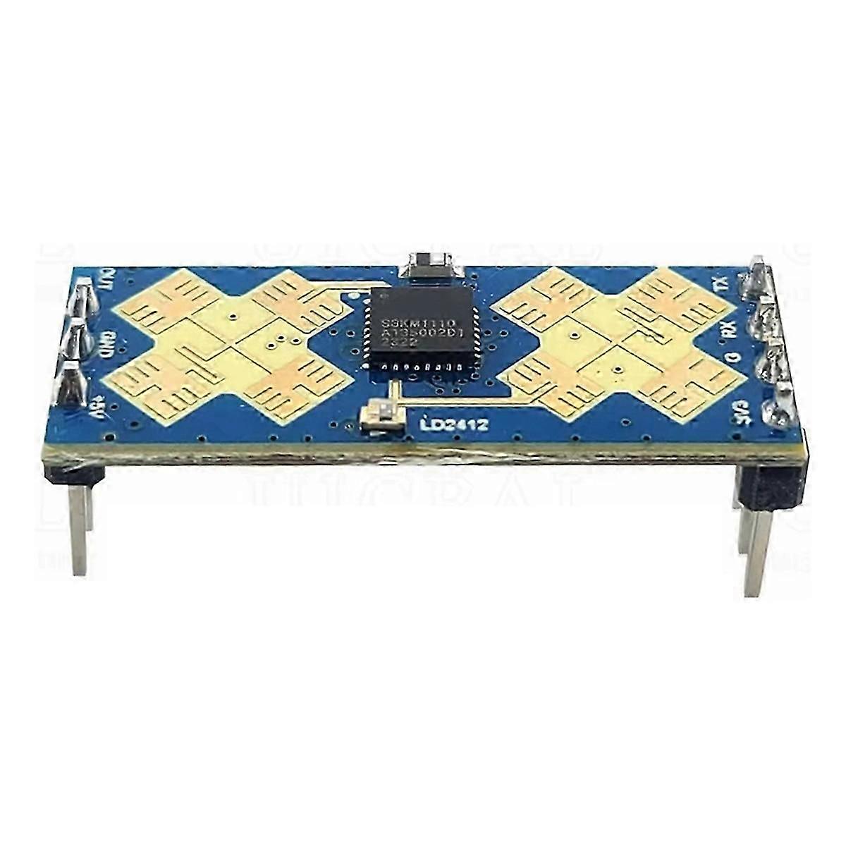 LD2412 Human Presence Sensor 24GHz Radar Sensor ISM Frequency Sensitive Human Motion Sensor 9M GPIO UART Output 7PIN
