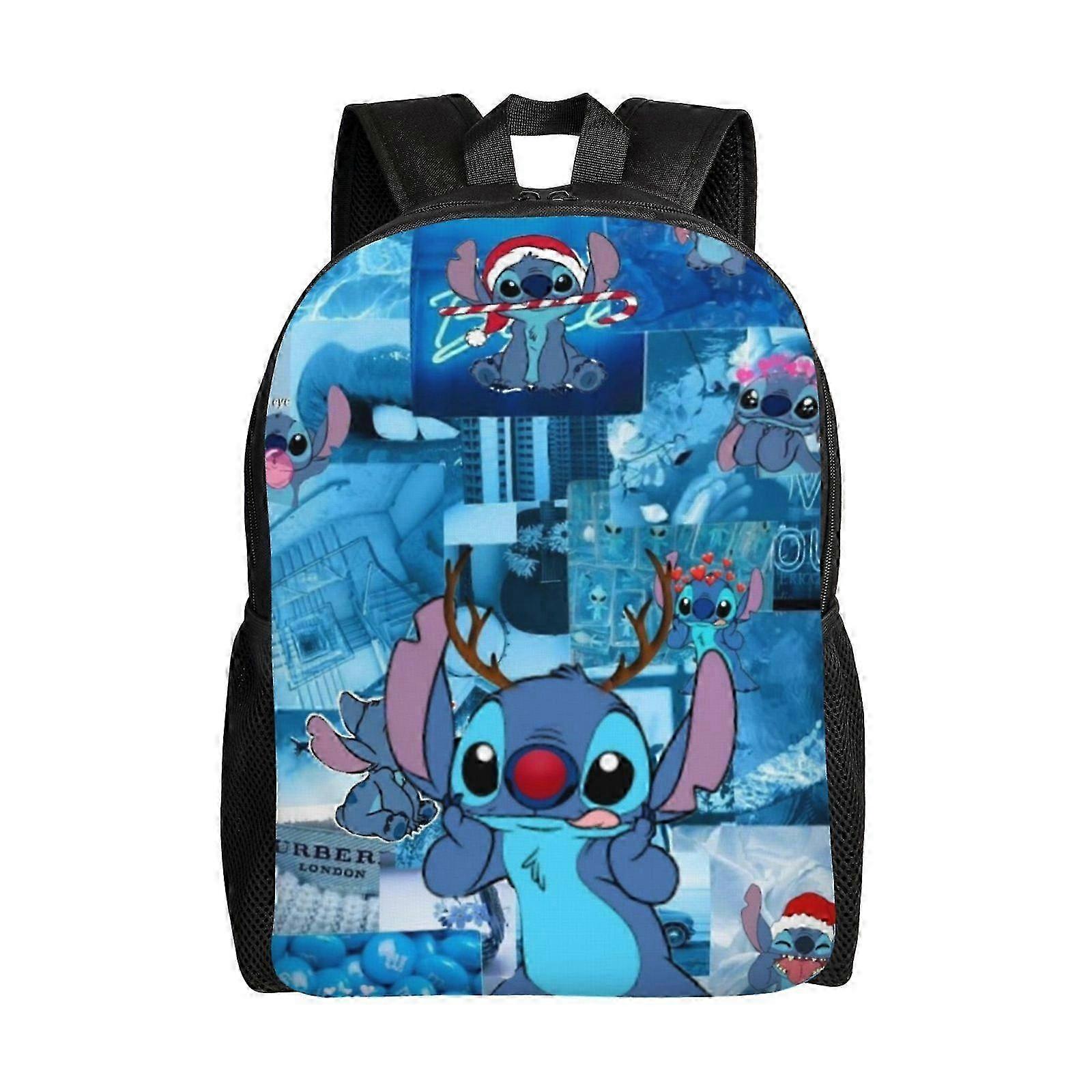c583 Stitch Backpack Girls, Lilo &amp Stitch School Bag Kids Backpack Backpacks, Lightweight Large Backpacks Capacity Work Travel Casual Sho