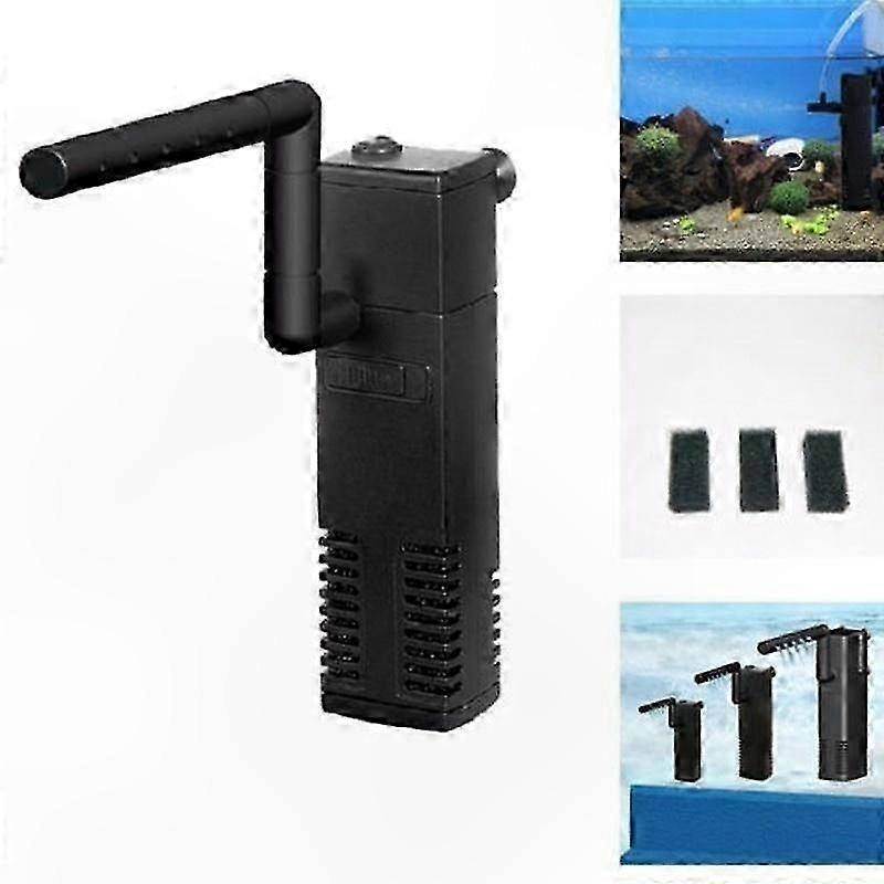Submersible Aquarium Filter Pump with Spray Bar for Fish Tanks (EU Plug)