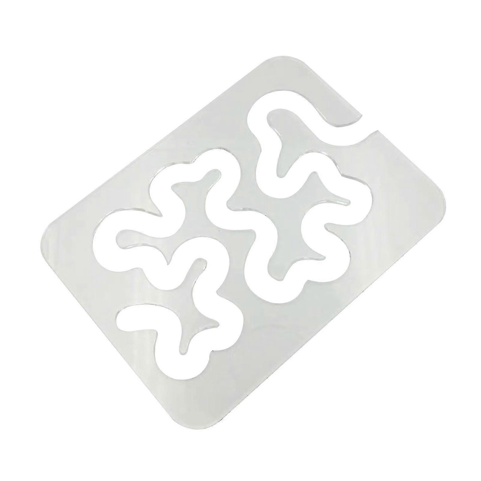 Patchwork DIY Craft Simple Meander Free Motion For Machine Quilting Template