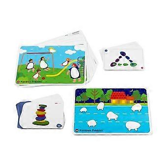 EDX Rainbow Pebbles Activity Cards Set 47pk Learning Tool Ages 3 Years And Up