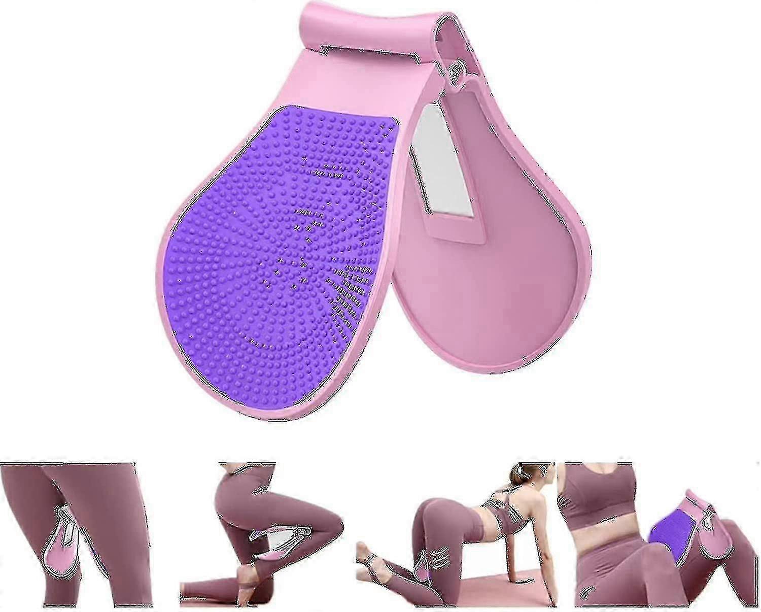 New Year 2024 Pelvic Floor Trainer with Bladder Control Device for Exercise & Muscle Toning of Thigh and Buttocks - Pink-Purple
