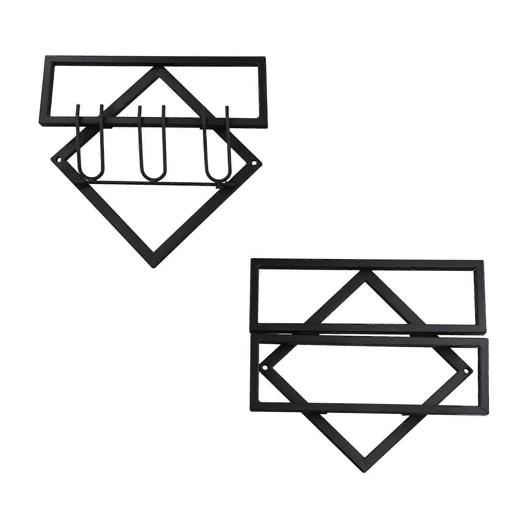 Upside Down Wine Rack Storage Organizer Wine Bottle Rack Black