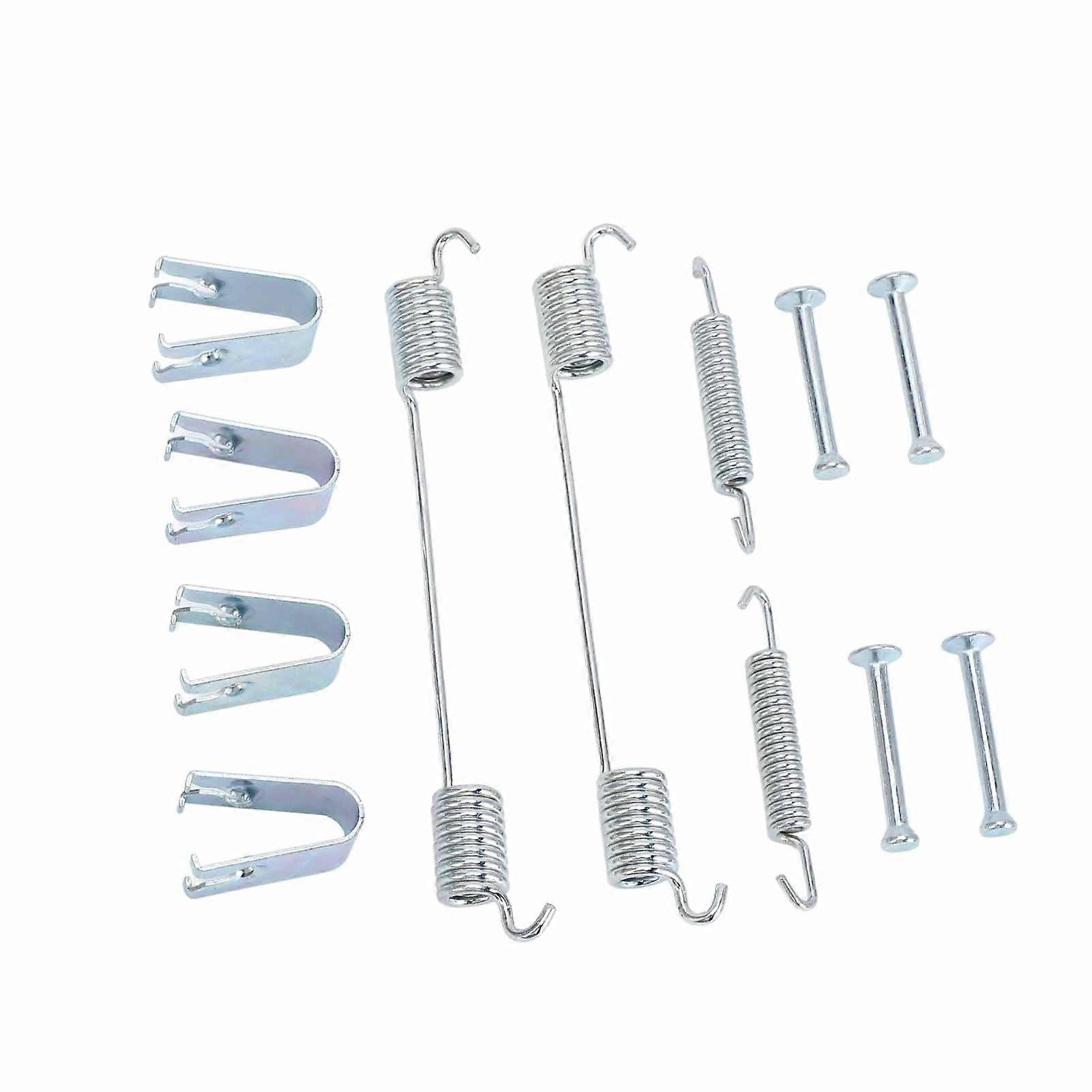 12PCS Rear Brake Shoes Fitting Kit with Springs KIT974 Metal Strong Structure Professional for MK2 2004 to 2011 