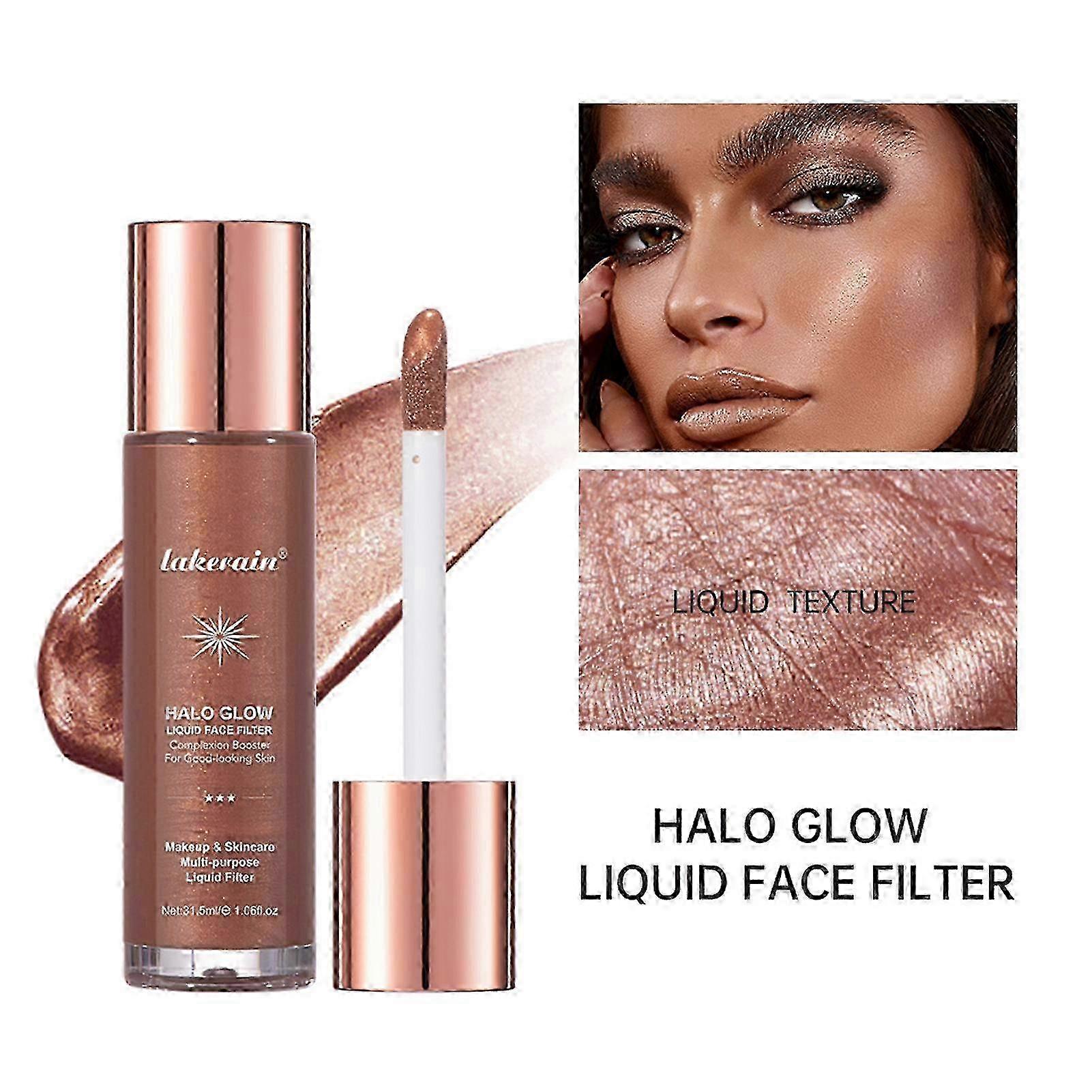 Liquid Face Filter with Shimmer Finish Long Lasting Lightweight Highlighter for a Radiant & Refreshed Glow