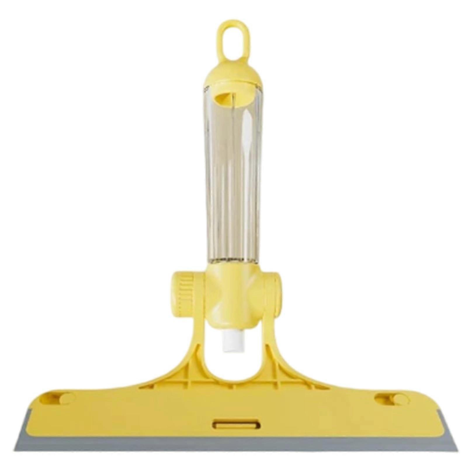 3 in 1 Window Cleaning Scraper Silicone Glass Squeegee With Sprayer And Brush Hangable Tool For Glass Wall Mirror