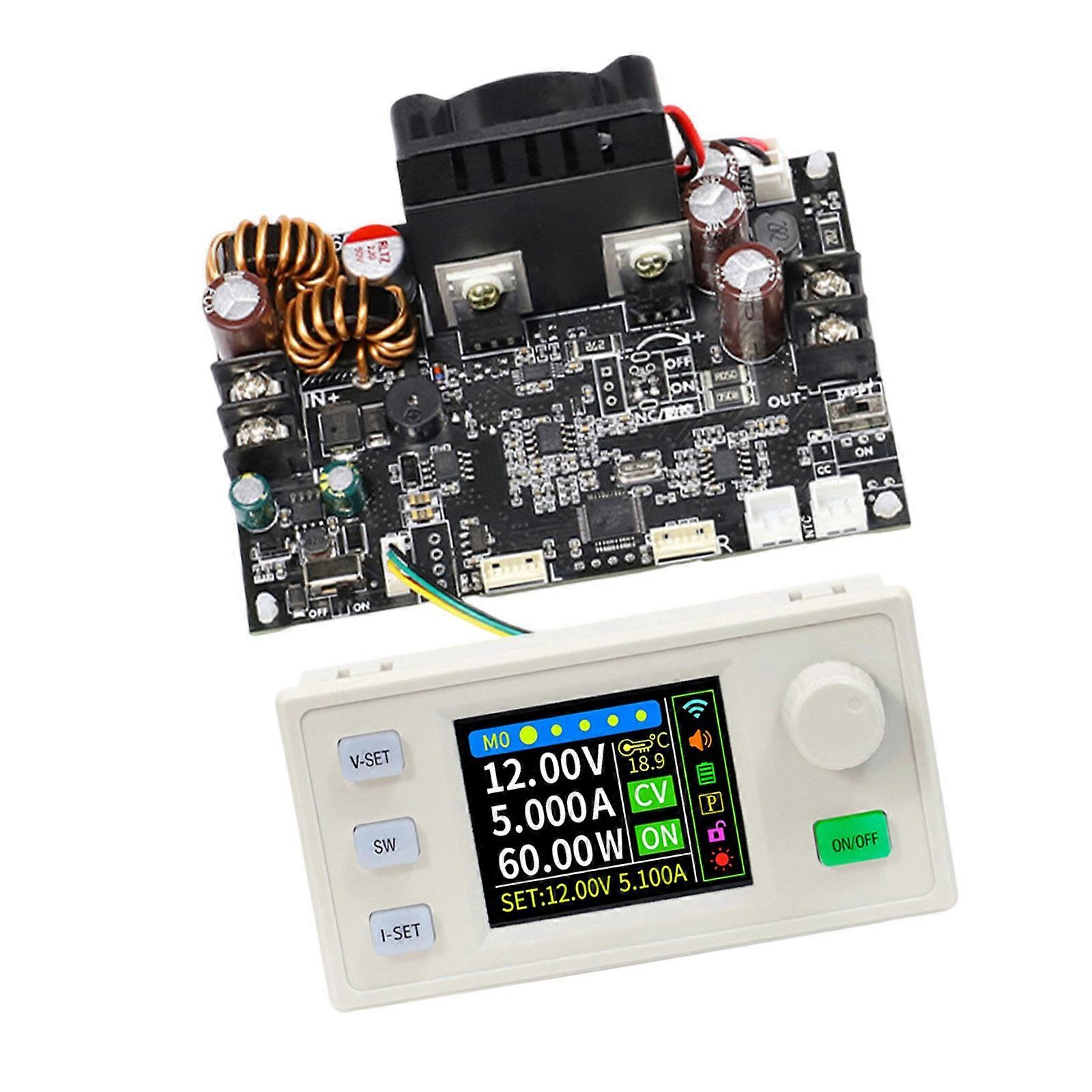 Advanced Digital Controlled Regulator 252W 7A Output with LCD Screen Simple Installs for Solar Systems Lab Equipment Multicolor