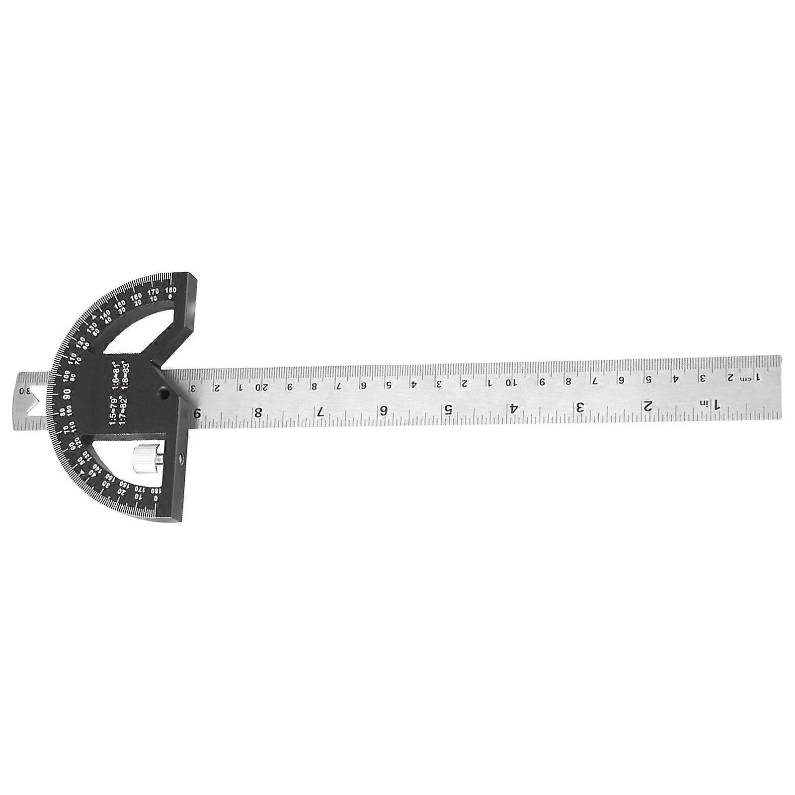 Angles Finder Protractor, 8Inch Angles Finder Ruler,Angles Gauge with 0-180 Degrees Angles Measuring Tool, Adjustable Multicolor