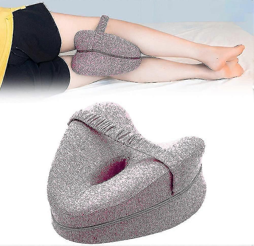 Orthopedic Memory Foam Pillow For Side Sleepers - For Knees And Back - Red