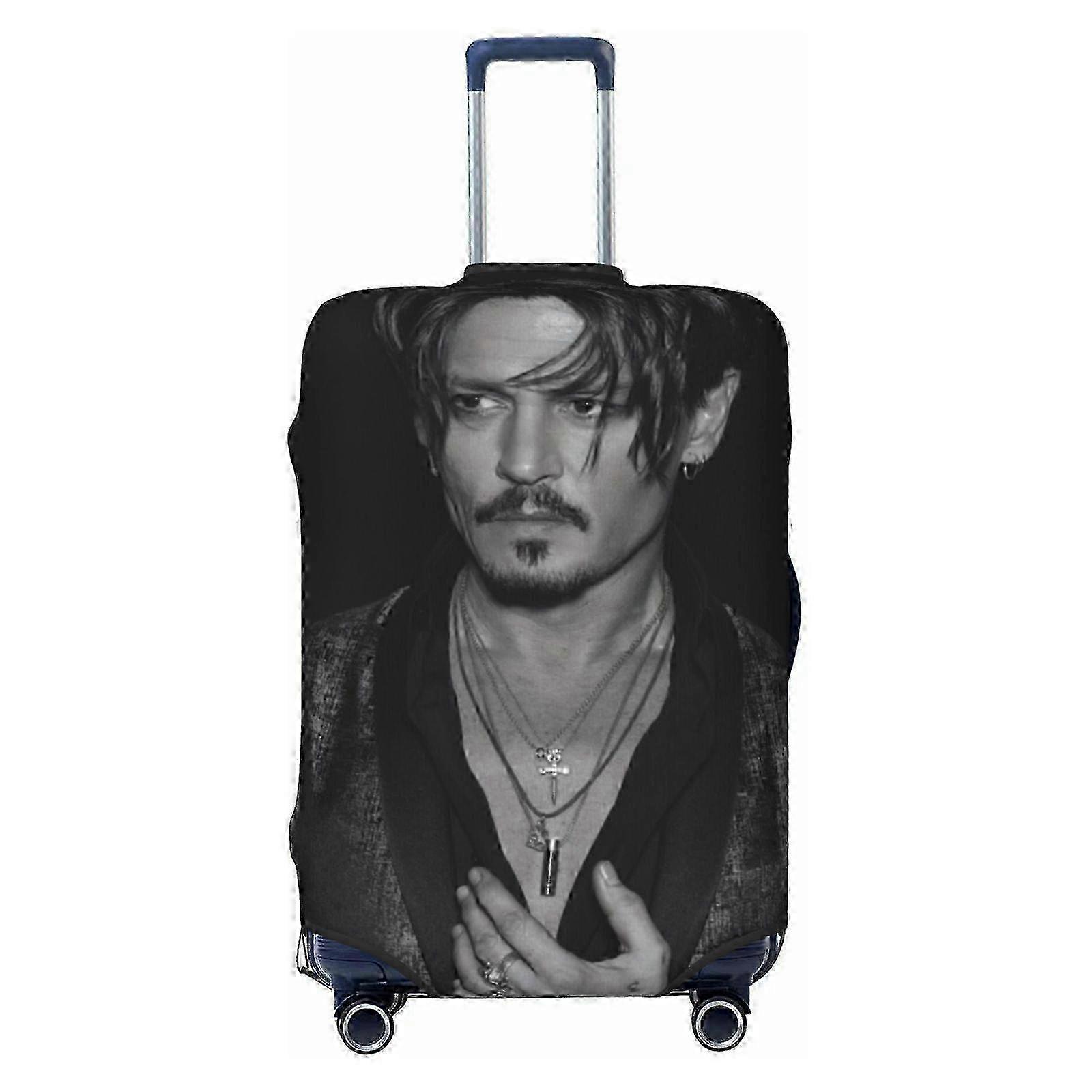 Johnny Depp (7) Skydd Resväska Skydd Elastiskt Resväska Arrangörer-YQ351
