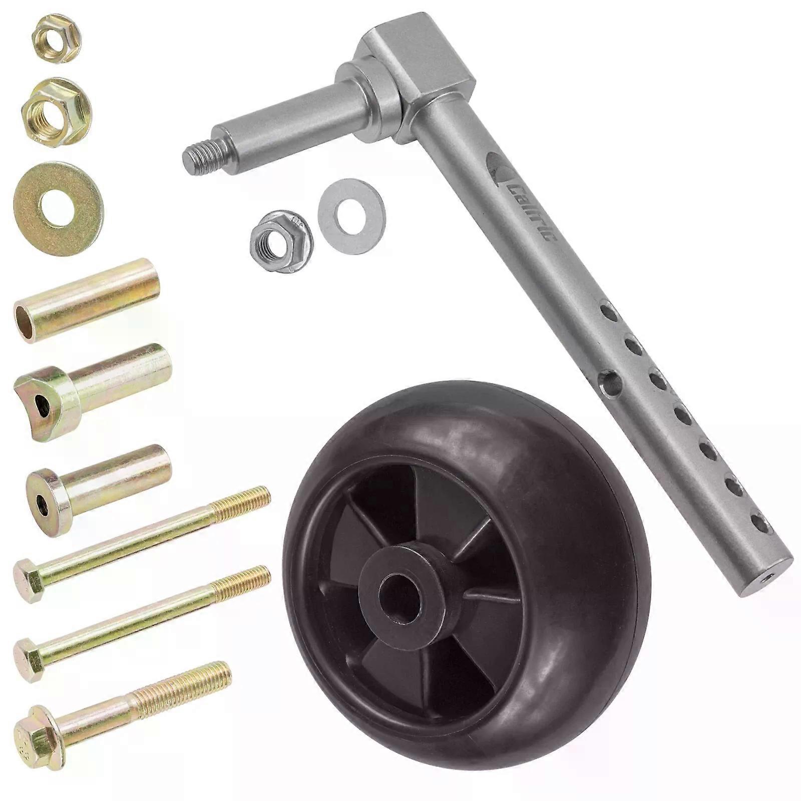 Deck Gauge Wheel w/Arm for John Deere X320 X324 X340 48" AM136327 Front Right NO.24235