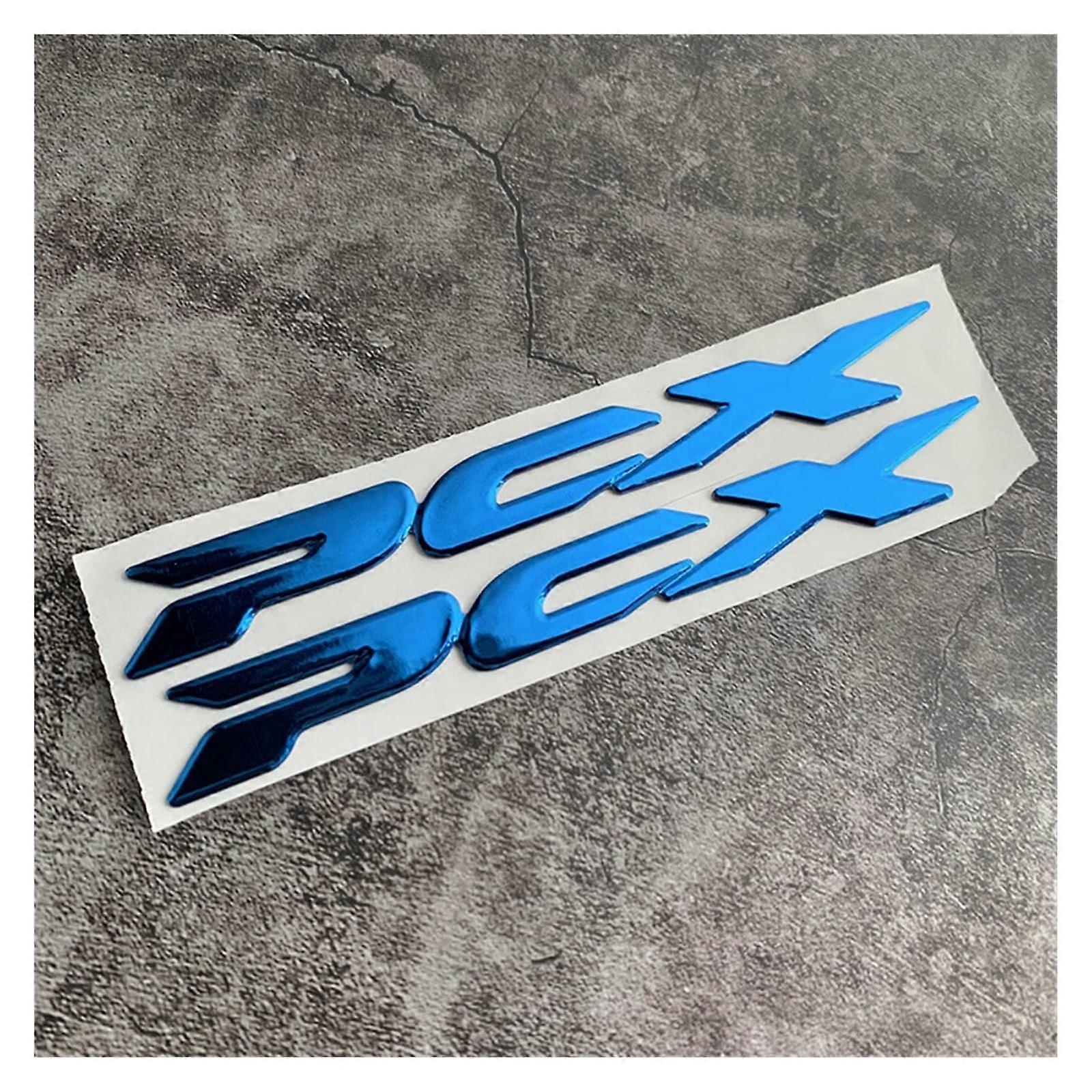 PCX PCX125 PCX150 3D Emblem Badge  Decals Blue Tank Tail Scooter