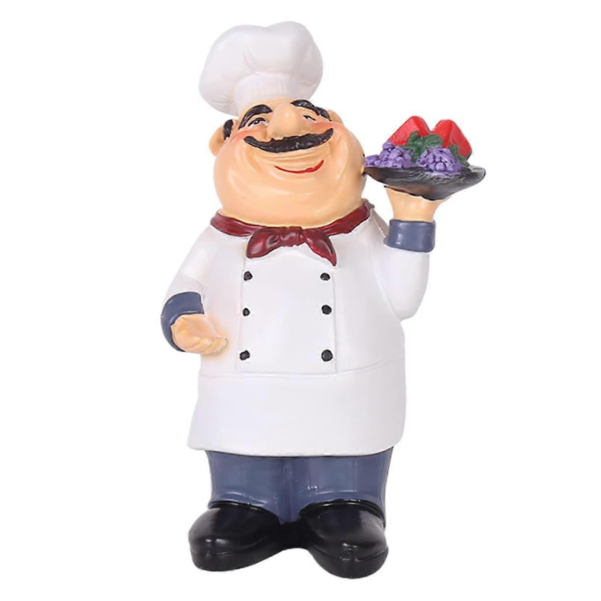 Creative Fruit Plate Rustic Kitchen Decor Chef Ornament Fruit Bowl For Kitchen Counter Decor Home Bar Decor