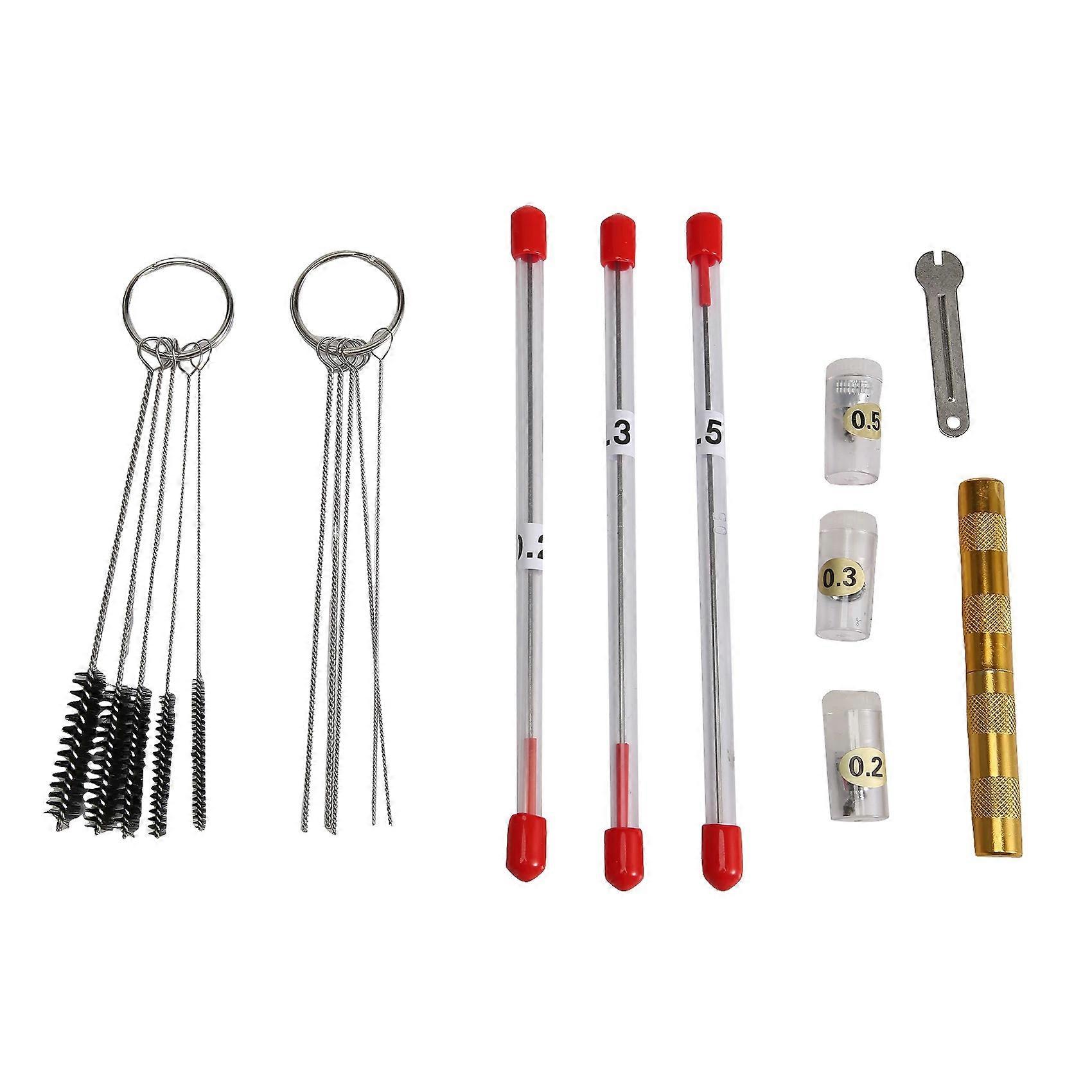 21Pcs Airbrush Düse Cap Kit Airbrush Nadel Airbrush Nadeln Airbrush Reinigung Kit Ersatz Pa