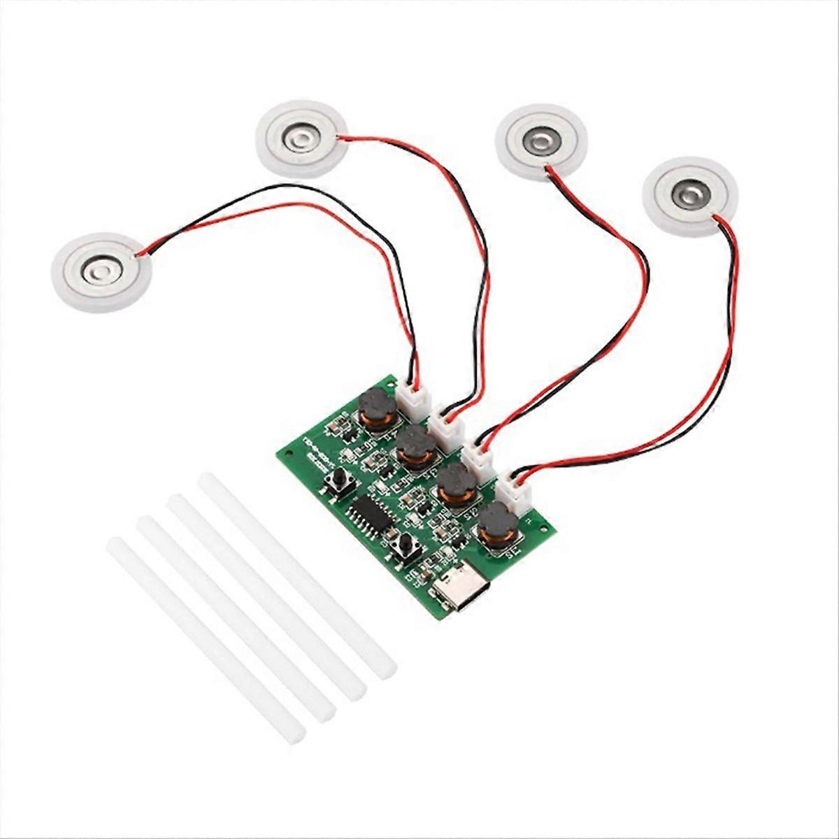DC5V Type-C Mini Humidifier Kits Mist Maker and Driver Circuit Board