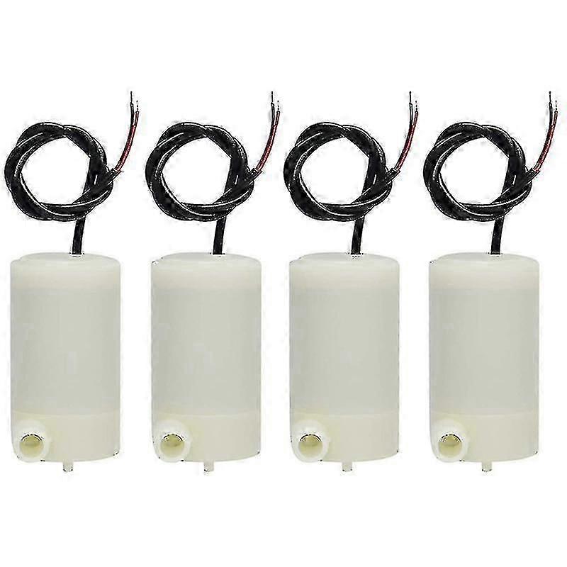 4 stk Dc 3 V 5 V -nedsænket Mini vandpumpe fisketanke Springvand akvarium sæt