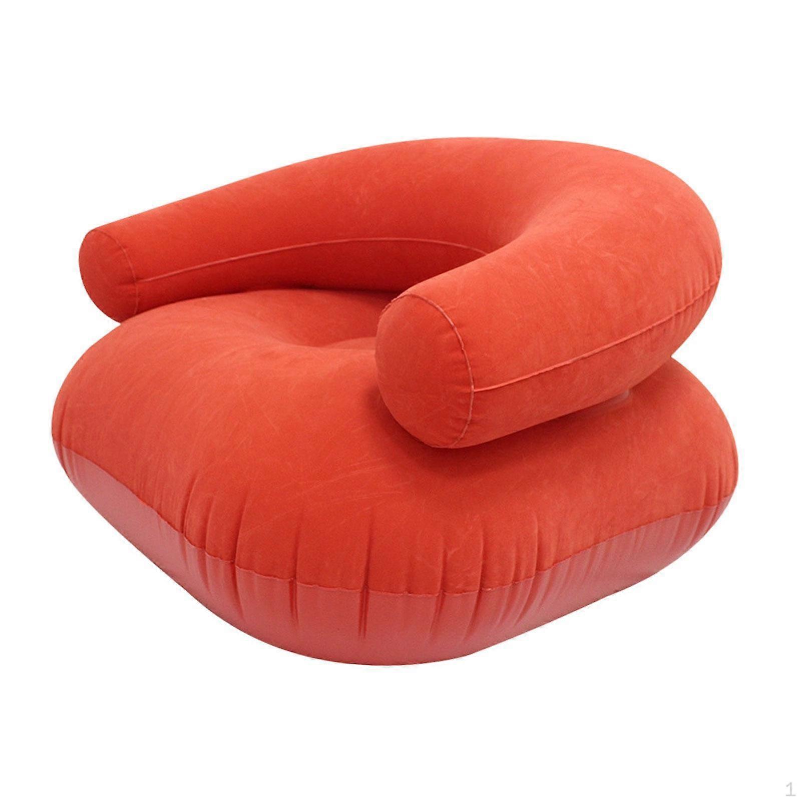 Comfortable, Practical And Lightweight Reclining Inflatable Chair, Ideal for Camping Or Office Use.