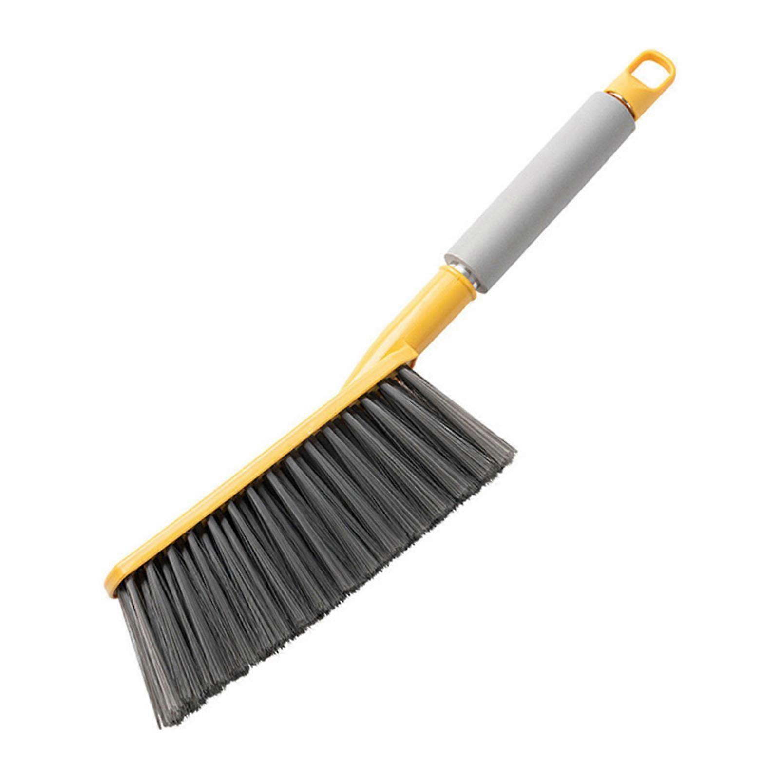 Bed Sweeping Brush Soft Bristle Gentle Sofa Brush with Long Handle Hand Broom Dusting Brush for