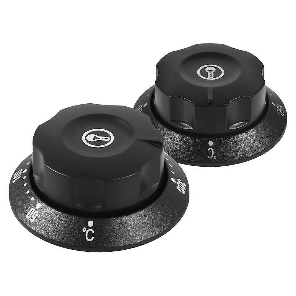 Thermostat Temperature Control Knob Plastic Knobs for Oven 2Pcs Durable Use