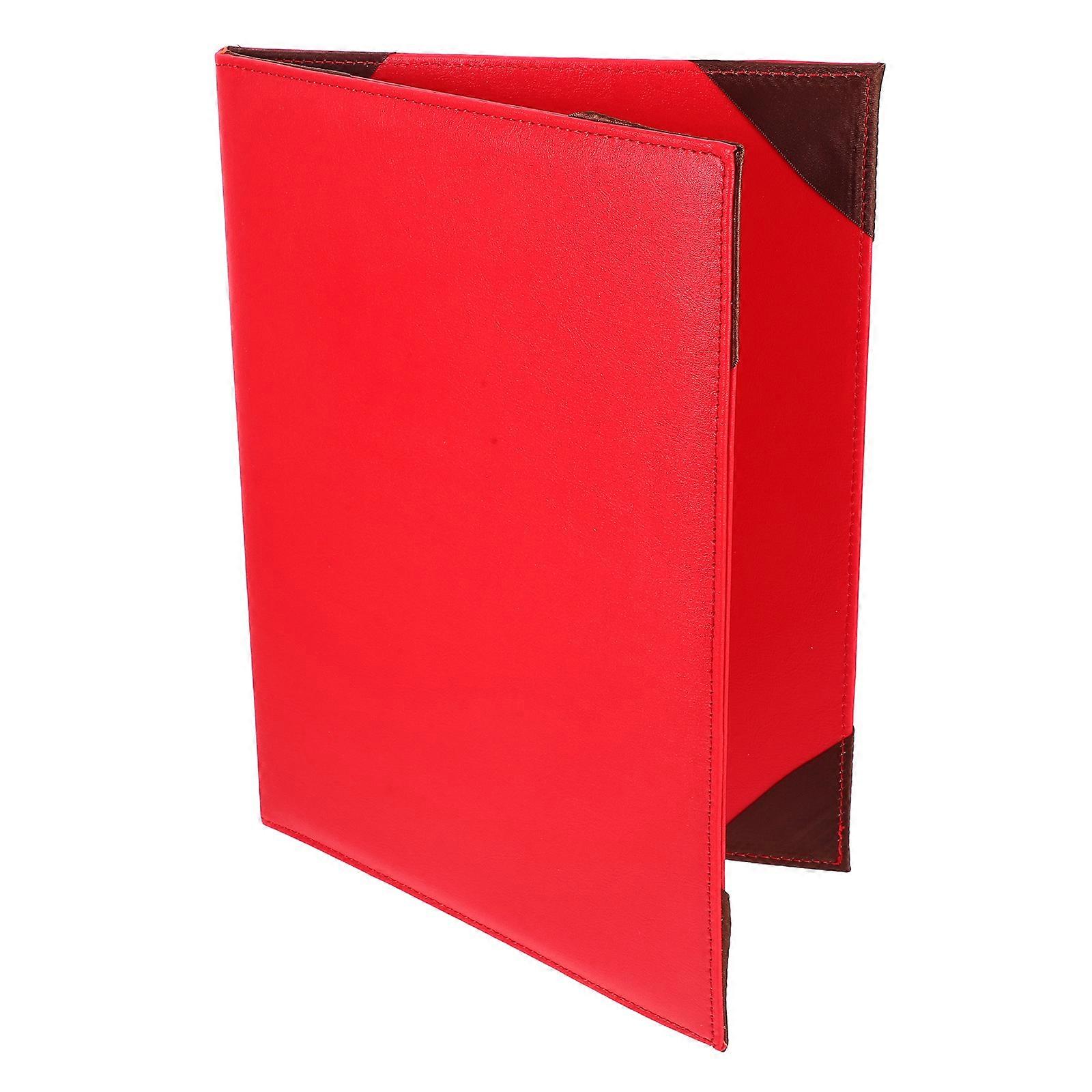 Graduation Certificate Cover Folder Document Organizer for Various Certificates Red 1Set