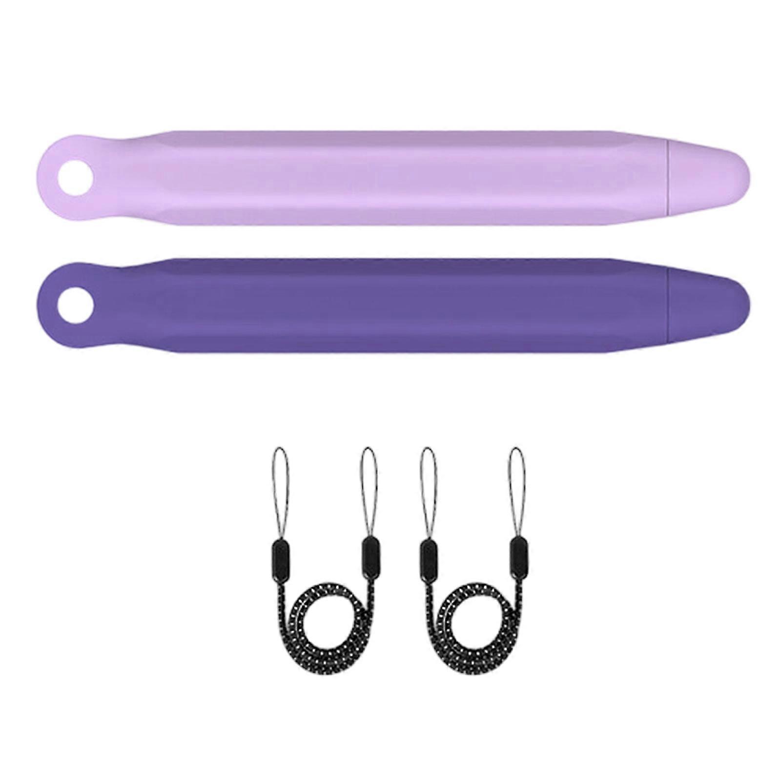 Portable Children Styluses Pen Soft Grip Design AntiDrop Lanyard Compatible for Multiple Learning Device Tablets Phones Multicolor