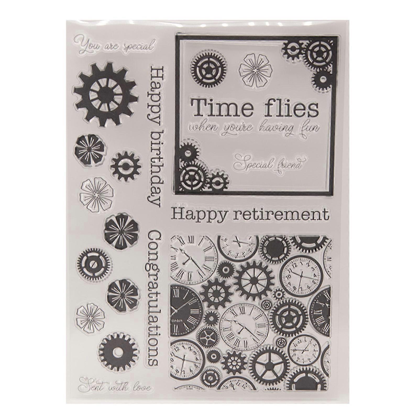 Sturdy Silicone Clear Journaling Seals Ideal for Handmade Cards Notebook Decoration and Paper Craft Multicolor