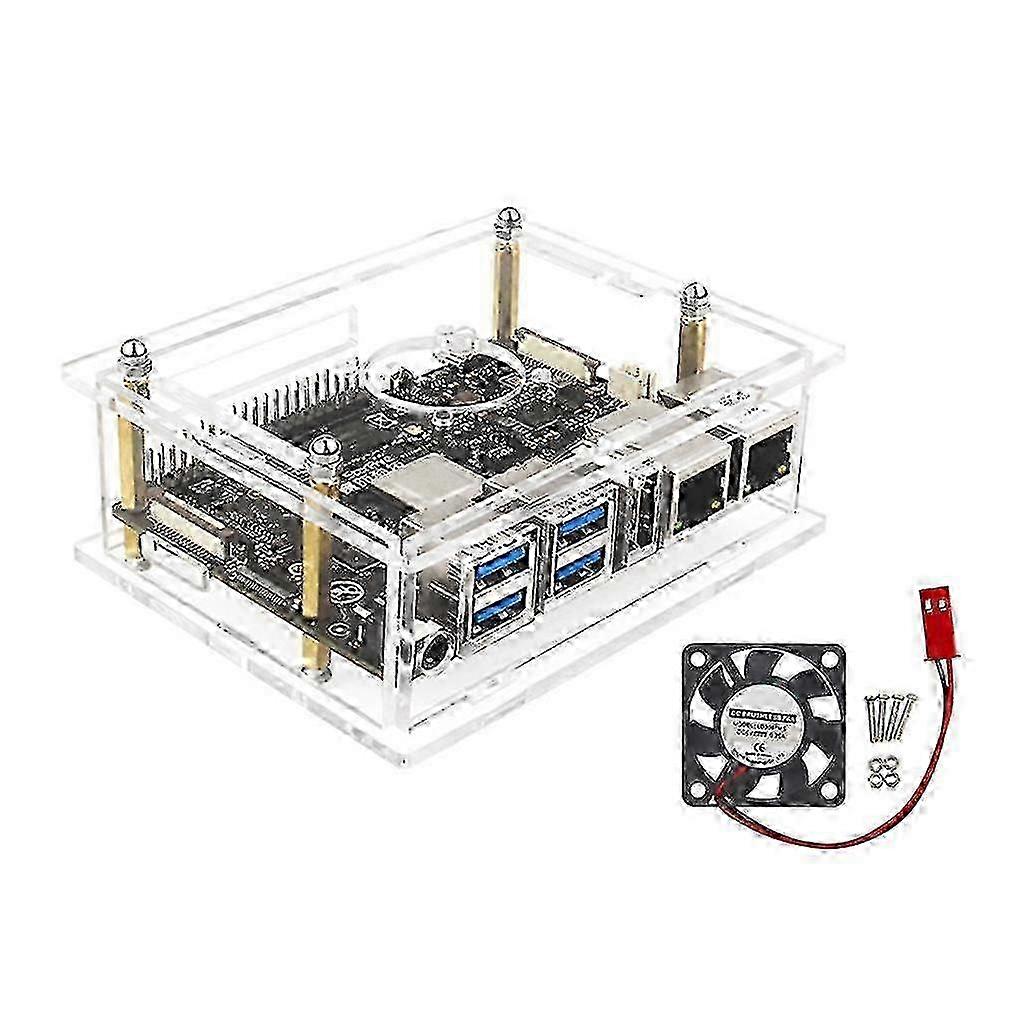 for Visionfive 2 RISC-V Clear Protective Shell Cover StarFive JH7110 Processor 25-26s