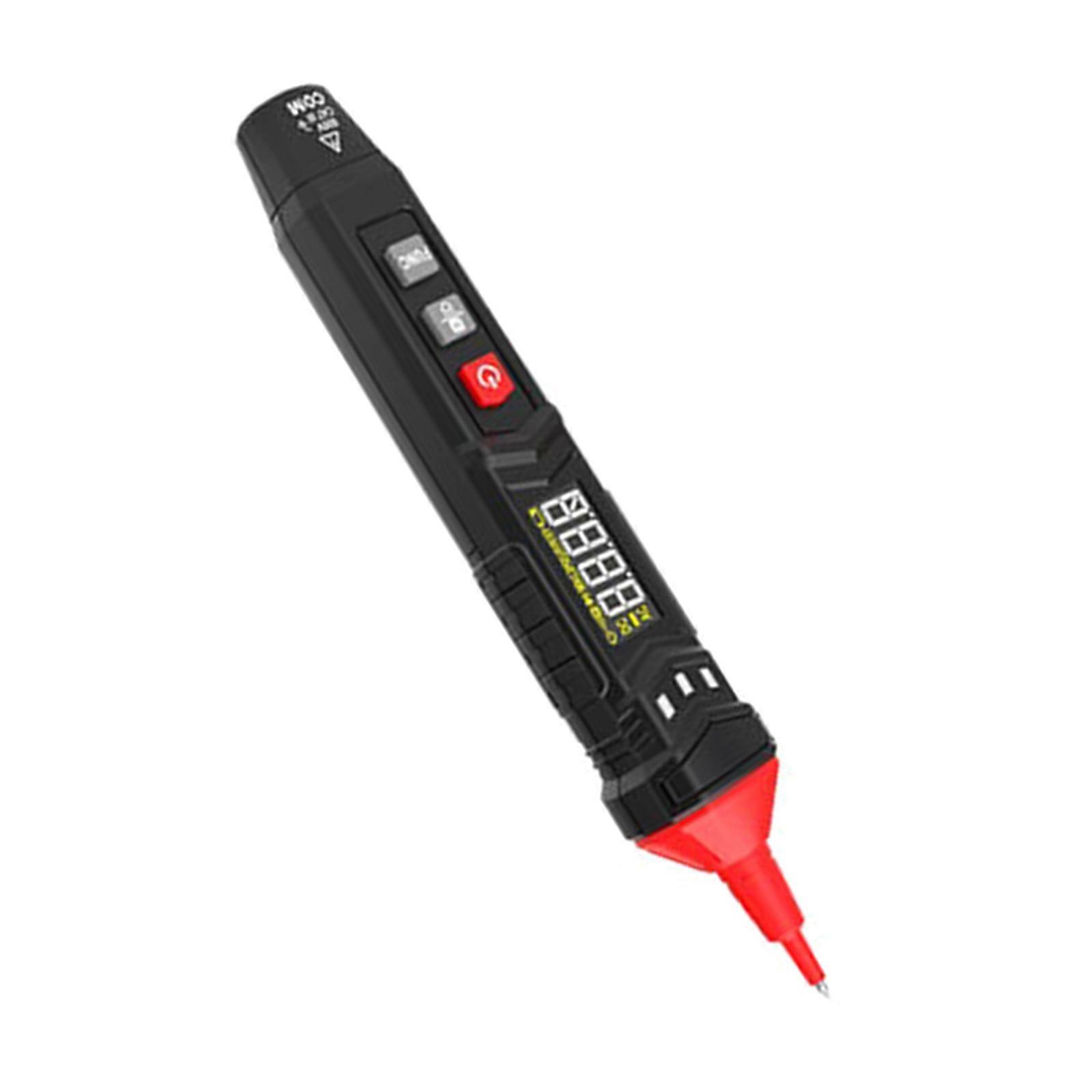 Pen Multimeter Backlight-Flashlight Sensitivity Adjustable InteligentAutomatic Meter Voltage Tester Resistance Frequency Multicolor