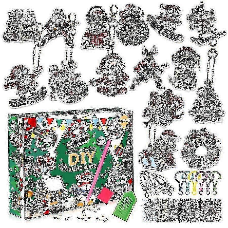 Advent Calendar for Christmas with Miniature Surprise Toys