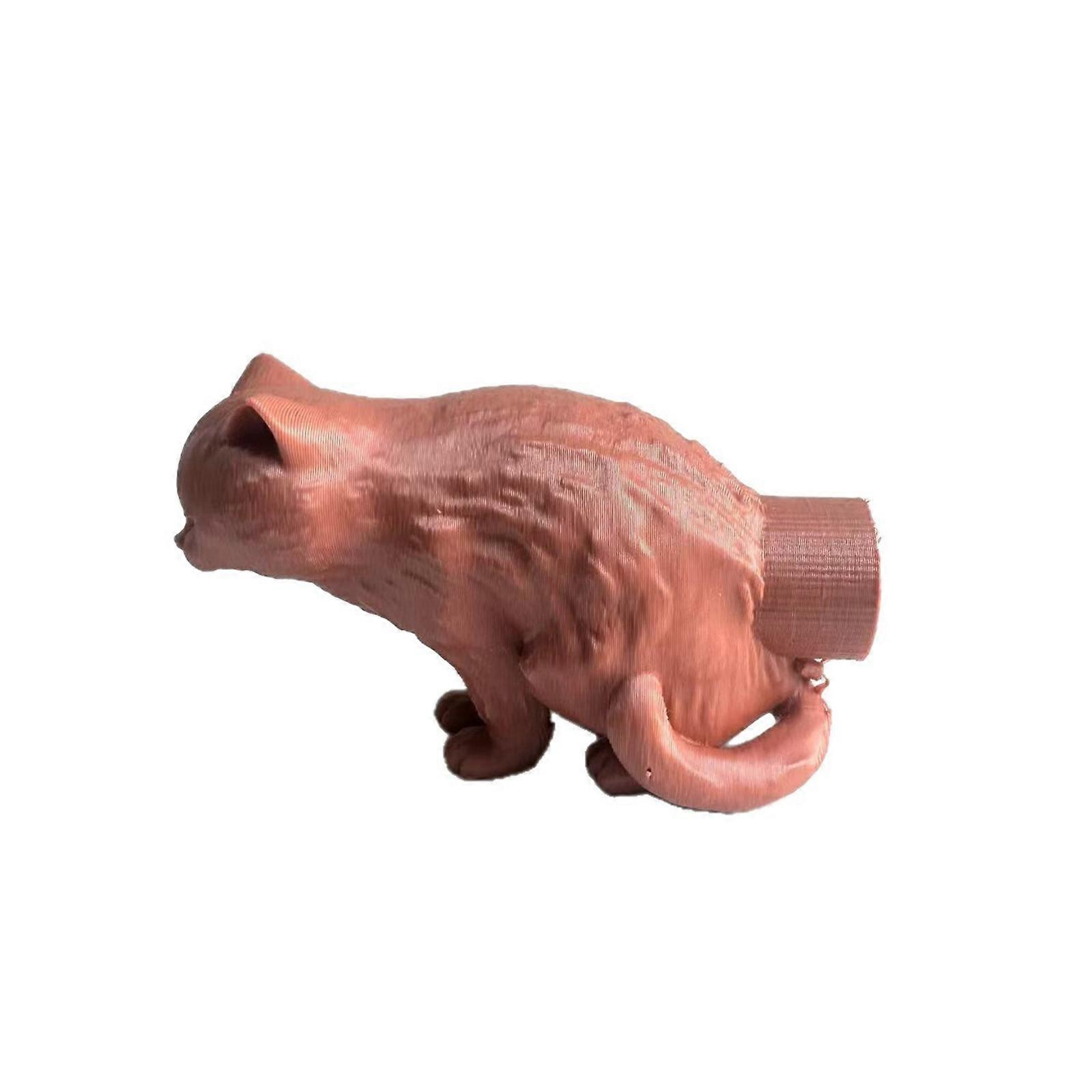 Kitten Shaped Toothpaste Cap Realistic Vomit Design Daily Funny Kitten Toothpaste Head Pranks Multicolor