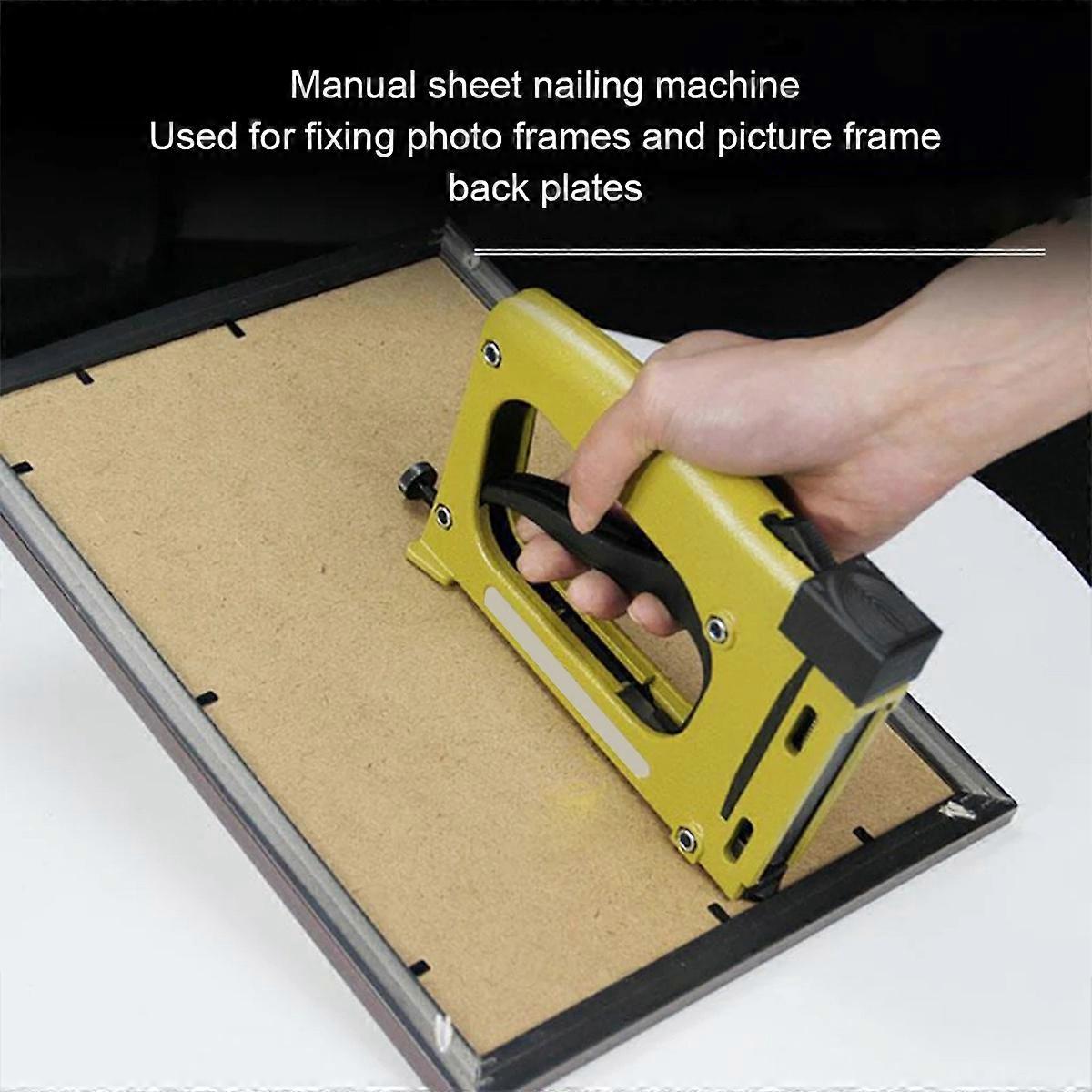 Metal Handheld Stapler Industrial Art P o Frames Stapler Portable Nail Tracker Framing Tool