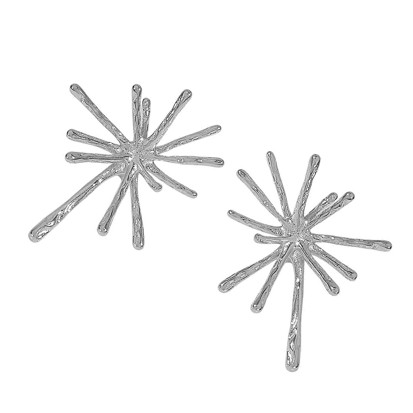 Versatile Pyrotechnics Motifs Stainless Earrings Corrosion Resistant Allergy Proof Studs For Multiple Occasion Outfits Multicolor