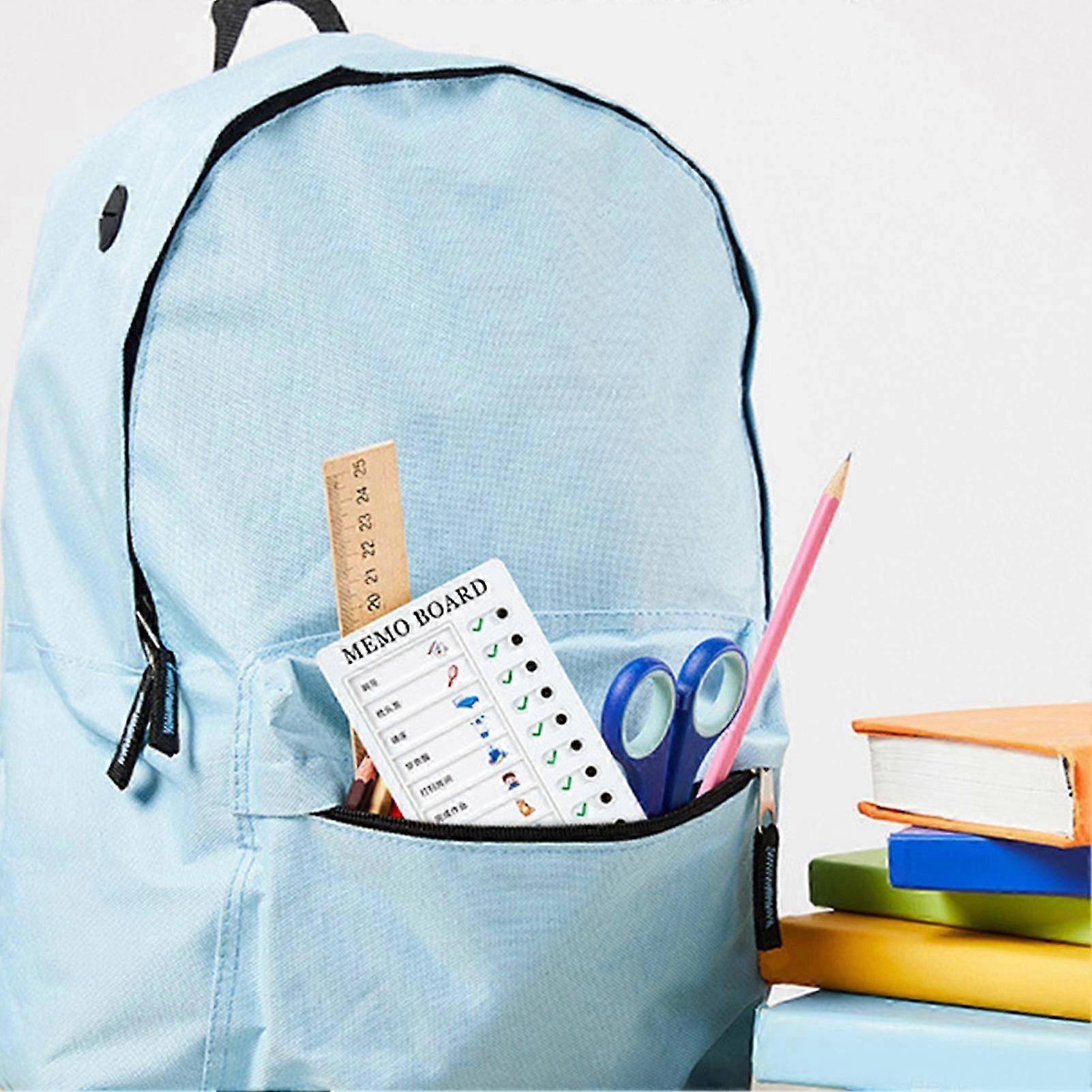 Checklist Board for Kids DIY Reasonable Arrangement Portable Chore Checklist with Removable Paper for Home 10 Sheets Replacement Card Stock